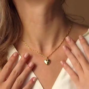 เดือนสร้อยคอทองคำแท้ครึ่งสลึง ลายโซ่เรือ(จี้หัวใจ) หนัก 1.9 กรัม ทองคำแท้ 96.5% ทอง แท้ หลุด จำนำ