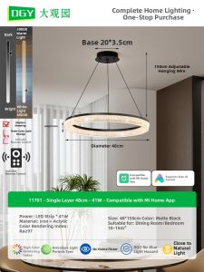 DGY | Creative Luxury Ice-cracked Round Pendant Light
