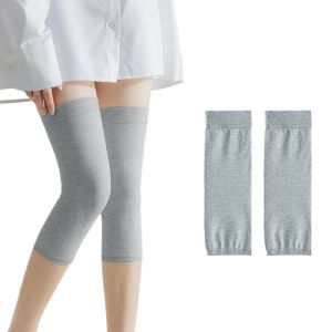 Thin Cotton Knee Support Warm Knee Pad for Men Women and Elderly for Using in Summer Air Conditioned Rooms to Prevent Knee Cold