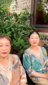 Bộ quần áo trυng niên chất lụa Món quà dành tặng cho mẹ ý nghĩa - bộ đồ đi tiệc đi chơi cho các mẹ