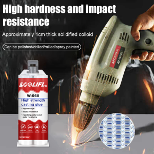 Metal Glue Casting Glue 1.76 Ounces 2 Parts Epoxy Resin Super Welding Welding Metal Plastic Steel Ceramics Glass Fiber Car