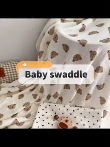Skin-friendly Baby Cotton Swaddle Blanket for Newborn Baby Soft Breathable Wrap for Newborn anti-overheating Swaddle