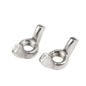 M3-M12 Stainless Steel Wing Nut 304/316 Grade Butterfly Type Hand Screw Nut No Tool Needed Industrial Connection Nuts