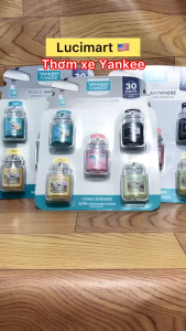 Sáp thơm ô tô Yankee Candle Car Set 5 mùi [Hàng Mỹ]
