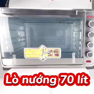 [ Tặng Lẩu Điện 4L ] Lò Nướng Điện Gali GL-1170 70L 2000W Inox Tự Làm Sạch Đa Chức Năng Chế Độ Nhiệt Đôi Bảo Hành 12 Tháng