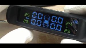 Motorcycle TPMS Fast Charging Type Temperature Tire Pressure Display Motorcycle Tire Pressure Buzzer Alarm Monitoring System