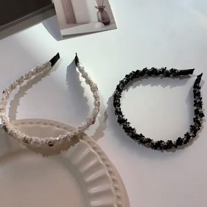 Băng Đô Cài Tóc Đính Đá Và Trái Tim Cao Cấp Thời Trang Hàn Quốc