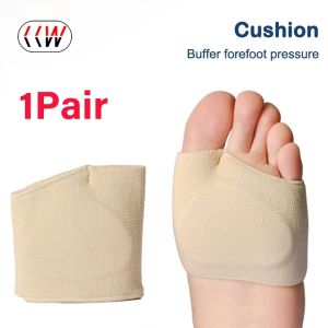 CCW 2PCS Metatarsal Sleeve Pads Silicone Forefoot Pads Toe Separator Half Toe Bunion Sole Finger Toe Hallux Valgus Corrector Gel Pad