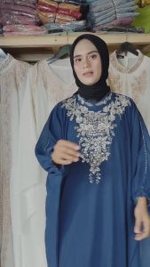 Gamis Kaftan Wanita Pesta Ceruty