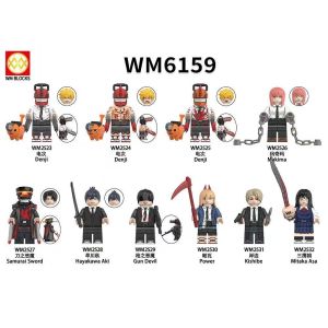 Sawman Anime Series Assembly Toy Educational Building Blocks WM2523 WM6159 Compatible Puzzle Intelligent Plastic Blocks for Teens