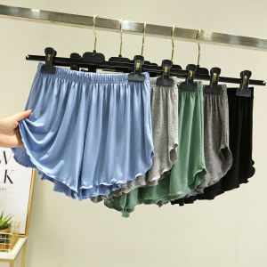 High Waist Modal Shorts Womens Summer Loose Casual Wide Leg Pants Thin Sport Yoga Pants Comfortable Fit Casual Trousers
