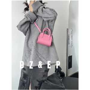 Womens Bag 2024 New Arrival Work Clothing Spring/Summer Shoulder Messenger Bag Small Carrying Bag Niche Style Pink Mini Bag