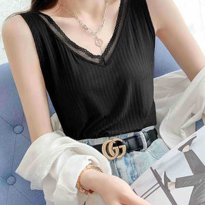 V-neck plus Size Slimming Solid Color Thread Slim Lace