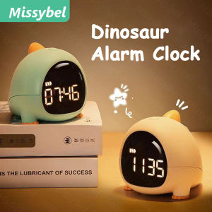 New Alarm Clock Dinosaur LED Night Light 2022 Cartoon Electronic Digital Clock Room Decoration and Smart Alarm Clock Night Light