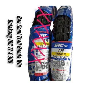 Ban luar IRC HONDA WIN 1SET Depan 18 275 belakang 17 300 Trail IRC set Ban Tahu win 100 bagus tidak licin