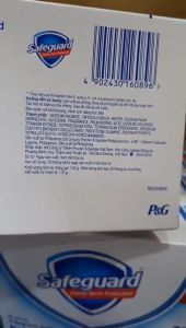 Xà Bông Cục SAFEGUARD Sạch 999% Vi Khuẩn & Dịu Nhẹ Cho Da 130g