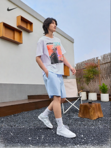 Nike | Knit Cotton Soft Embroidered Shorts