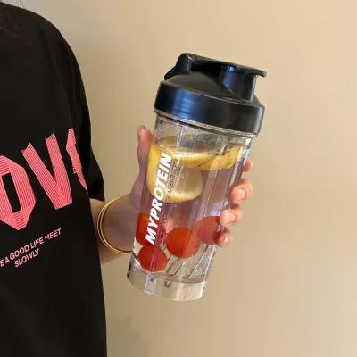 QICAIKAOLA | Heat Resistant Food-Grade Plastic Protein Shaker Bottle