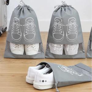 Non-woven Travel Portable Bag Waterproof Pocket Clothing Classified Hanging Bag Shoes Storage Bag Closet Organizer