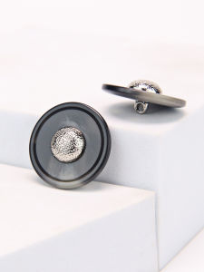 Fashionable Retro round Button Clothing Decoration Combination Shirt Sweater Decorative Buttons Large Coat Button Accessories