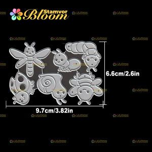 Original Lovely Incets Bee Snail Ant Metal Cutting Dies Scrapbooking Decorative Embossing