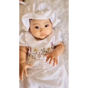 Pakaian Bayi Perempuan Lucu & Berkualitas Murah: Bunny / Pure White Suit & Ballerina Dresses