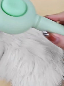 Sisir Kucing Bulu Rontok Sisir Kucing Tombol Otomatis Sisir Anjing Grooming Hewan