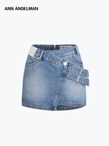 ANN ANDELMAN | Cross Belt Retro Irregular Design Short Skirt