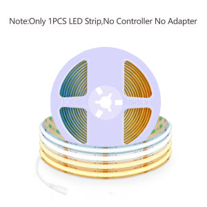 DC24V CCT LED Strip Night Light COB 2700K-6500K Dimmable Linear Lighting 8mm 576LEDs/M Flexible Tape Room Wall Ambinet Decor