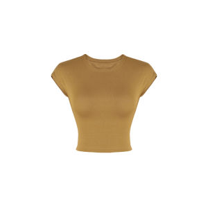 Áo Thun Cotton Nguyên Chất Mùa Hè Màu Trơn Cổ Tròn Tay Dài Thường Ngày Cho Nữ XuLu Custom-tallor Phong Cách Công Sở