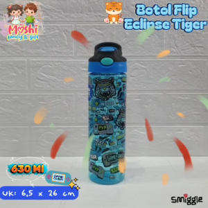 Botol Minum Sedotan 630 ml Anak Laki-Laki / Botol Air Minum Anak Sedotan silicone 630ml BPAFREE / Botol Ecl Tiger Game