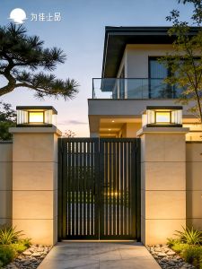 VINCAN | Automatic Solar Garden Light Pole Lamp