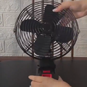 Makita 8-inch Wireless Lithium Battery Adjustable Mini Fan Portable Outdoor Work Fan Cordless Camping Fan