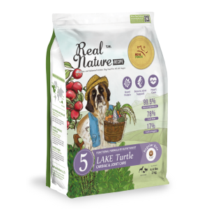 Real Nature Lake Turtle Dog Food 2kg/4kg | Novel Protein Formula | Joint Support Nutrition