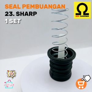 1 SET LENGKAP KARET SEAL / SIL / BELOW PEMBUANGAN MESIN CUCI SHARP S23