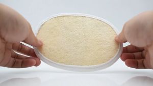 Bông Tắm Xơ Mướp Cao Cấp ECODEALS 100% Xơ Mướp Hữu Cơ - Làm sạch cơ thể tẩy da chết massage linh hoạt - KT lớn 11 x 16cm