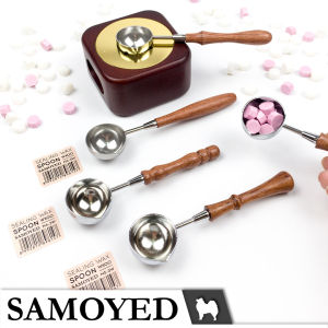 Sendok Lilin Segel / Stempel Surat / Undangan / Seal / Sealing Wax Melting Spoon Samoyed WXOO