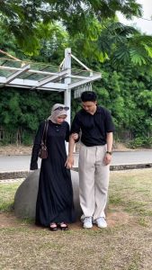 Bitna Couple - Dress dan Kaos Pria Polo Couple - Baju Couple Pasangan sudah 2 Pcs