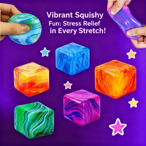 Bandai | New Arrival Ice Cube Maltose Squeeze Toy Stress Relief Decompression Toy Flow Pattern Ice Cube Maltose Squeeze Toy