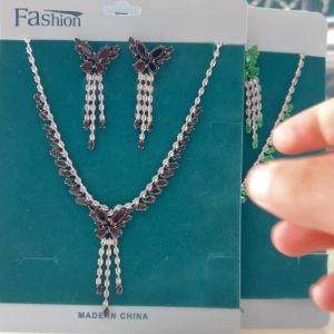 3 Exquisite and Fashionable Flower Zircon Luxury Necklace Earrings Set for Brides Wedding Accessories Holiday Surprise Gifts
