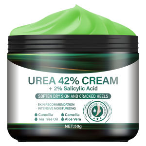 Urea 42% Foot Cream with Salicylic Acid - Intensive Cracked Heel Repair Tea Tree & Aloe Fast Absorption Winter Therapy
