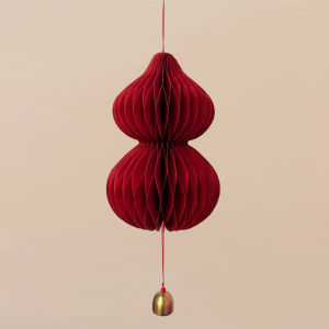 จี้ลูกปัดทองแดงสำหรับตกแต่งห้องนอนหลังแต่งงาน จี้ลูกปัดกระดูกไหปลาร้าแบบโพลีเอสเตอร์สำหรับตกแต่งห้องในช่วงเทศกาลปีใหม่