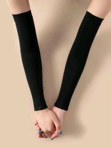 Deker Manset Tangan Hitam Panjang Polos Pria Wanita