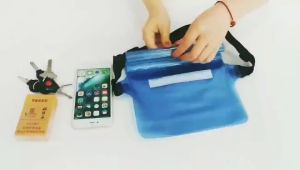 PRANA Tas Pinggang Transparan Waterproof-Festival AirCampingHiking Tas Segel Seluler 3 lapis Tahan Air HL-FBA504