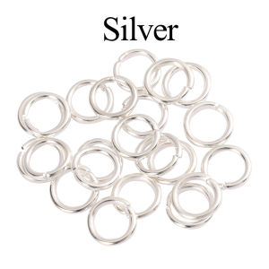 Bộ 200 Chiếc Vòng Nhảy Kim Loại Đơn Lỗ Kích Thước 3-12mm Dùng Làm Đồ Trang Sức Tự Chế - Vòng Chia Đôi Màu Đồng Cổ/vàng/bạc/vàng Hồng