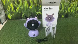 KIPAS ANGIN MINI PORTABLE USB CAS / KIPAS ANGIN DUDUK / KIPAS ANGIN MINI / KIPAS MEJA / KIPAS LUCU / KIPAS MINI / MINI FAN / KIPAS GENGGAM MINI PORTABLE