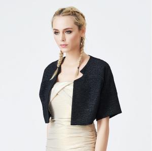 GOSSIP.D | Spring Summer Short Style Womens Slim Fit Open Cardigan Thin Outerwear Shoulder Pad Skirt Match French Style Small Jacket Top