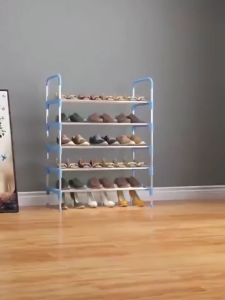 Portable Shoe Storage Organizer Rack 3/4/5/6 Tier Multifunctional Shoe Organizer Rack Decoration