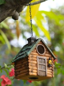 Đồ Trang Trí Ngoài Trời Sáng Tạo Nhà Chim Trong Vườn Treo Trang Trí Cây Trang Trí Vườn Ấm Áp Nhà Chim Sinh Sản Đồ Trang Trí Treo