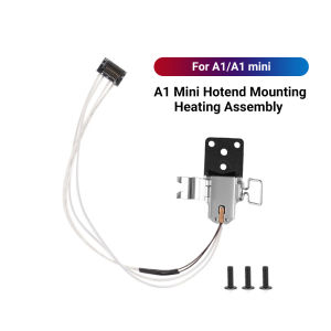 Upgraded Hotend Kit for A1 / A1 Mini Hot End Assembly with 0.2/0.4/0.6/0.8mm Detachable Hardened Steel Nozzle 3D Printer Parts